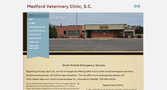 Desktop Screenshot of medfordvet.com